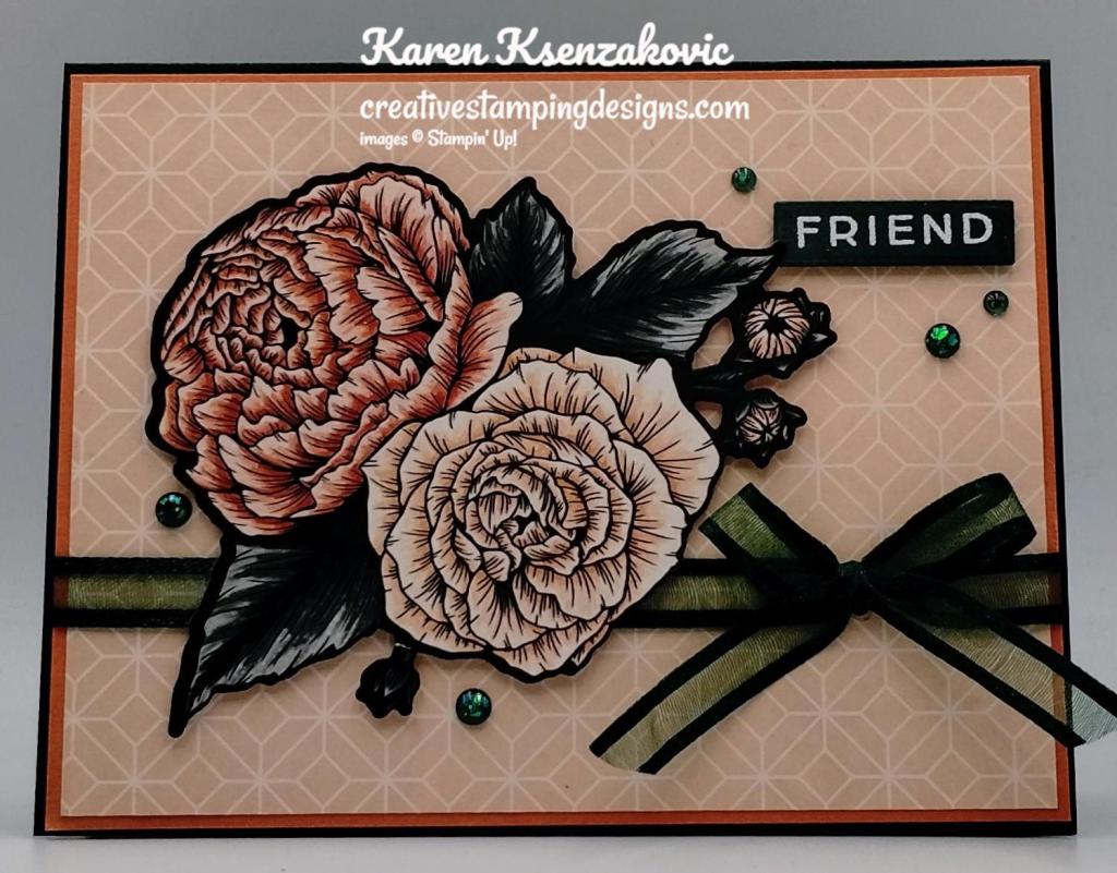 Stampin' Up! Fragrant Flowers Friend 2 creativestampingdesigns.com