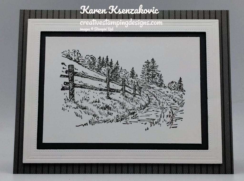 Stampin' Up! In The Country CAS 2 creativestampingdesigns.com