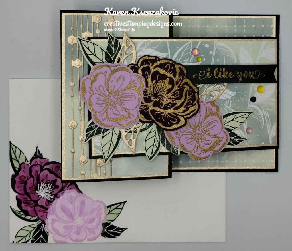 Stampin' Up! Irresistible Blooms Fun Fold 6 creativestampingdesigns.com