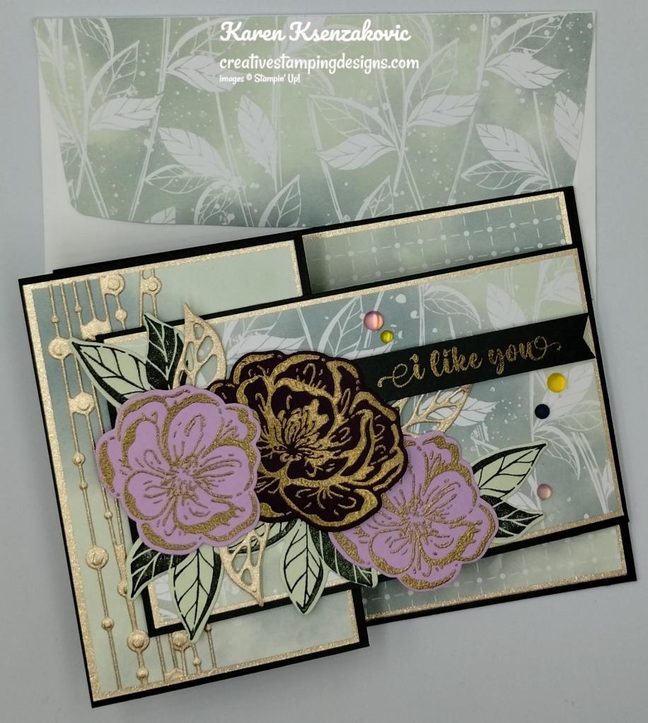 Stampin' Up! Irresistible Blooms Fun Fold 7 creativestampingdesigns.com