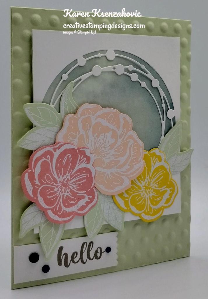 Stampin' Up! Irresistible Blooms Hello 4 creativestampingdesigns.com