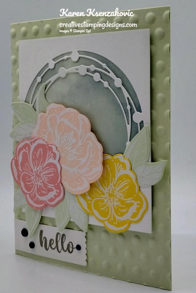 Stampin' Up! Irresistible Blooms Hello 3 creativestampingdesigns.com