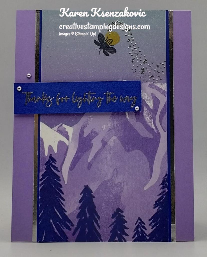 Stampin' Up! Lighting The Way CAS 2 creativestampingdesigns.com