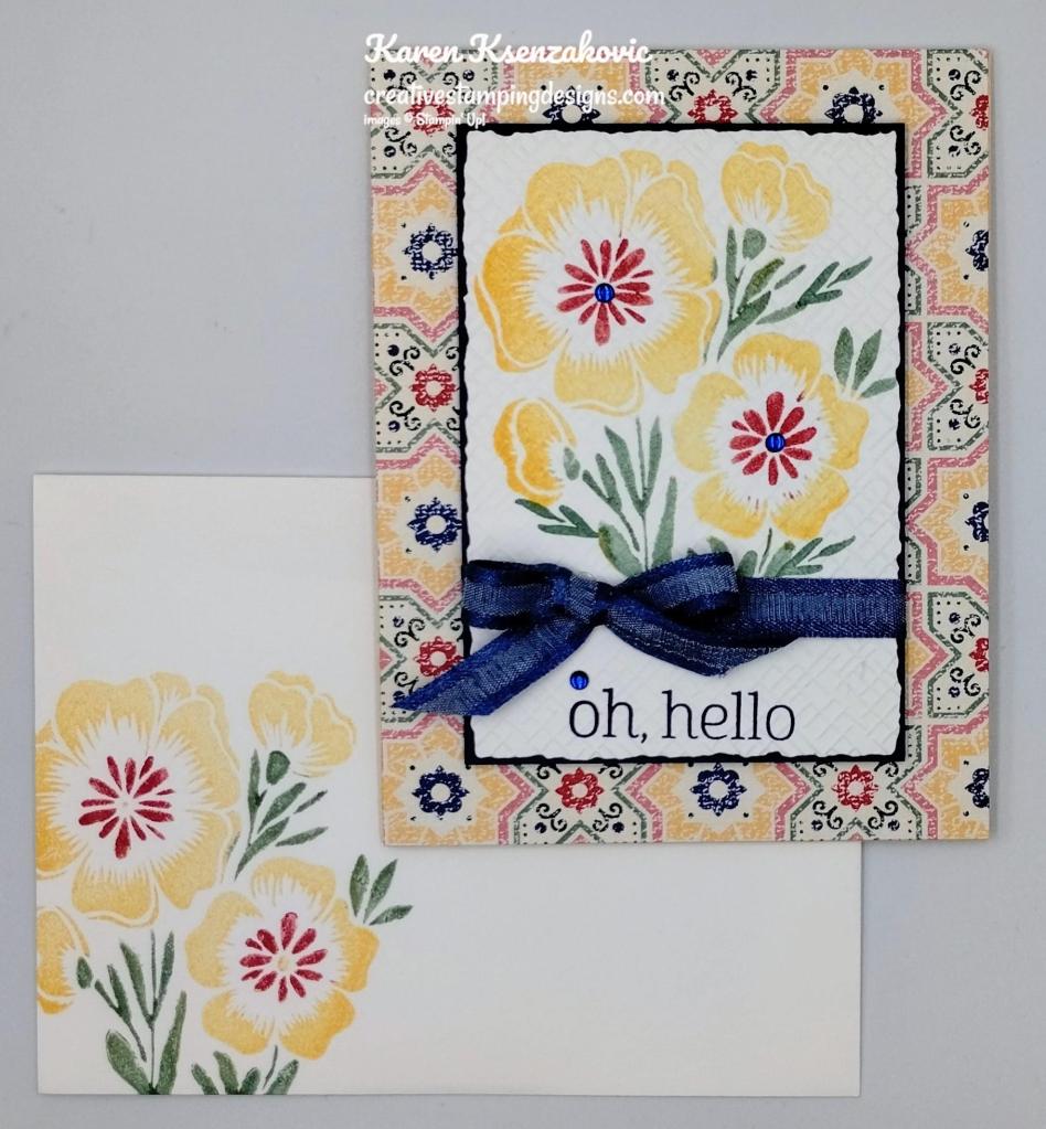 Stampin' Up! Lovely & Lasting Hello 6 creativestampingdesigns.com
