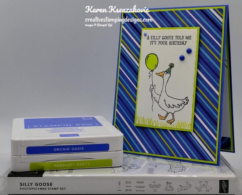 Stampin' Up! Silly Goose Birthday 1 creativestampingdesigns.com