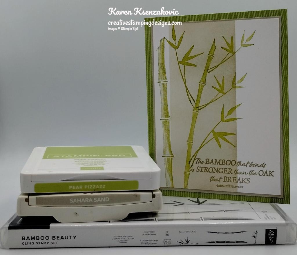 Stampin' Up! Bamboo Beauty CAS 1 creativestampingdesigns.com