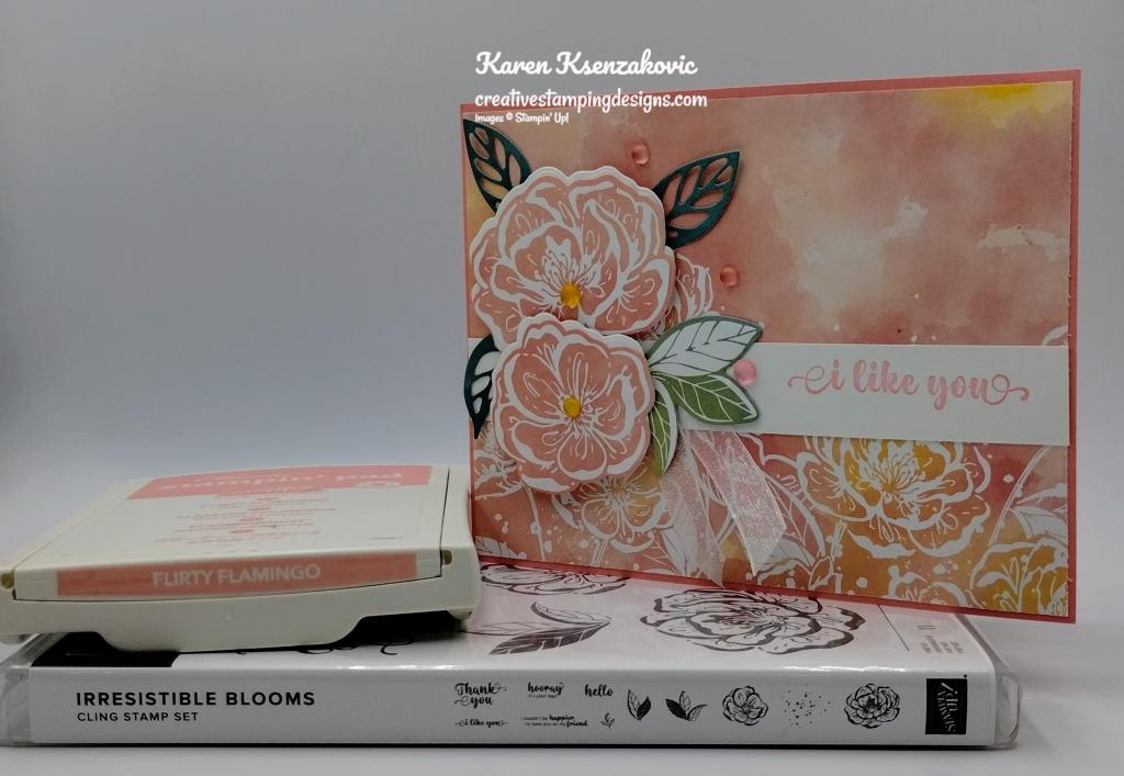 Stampin' Up! Irresistible Blooms Fun Fold 1 creativestampingdesigns.com