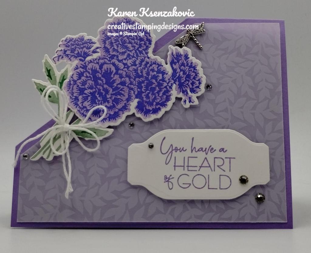 Stampin' Up! Marigold Moments Fun Fold 2 creativestampingdesigns.com