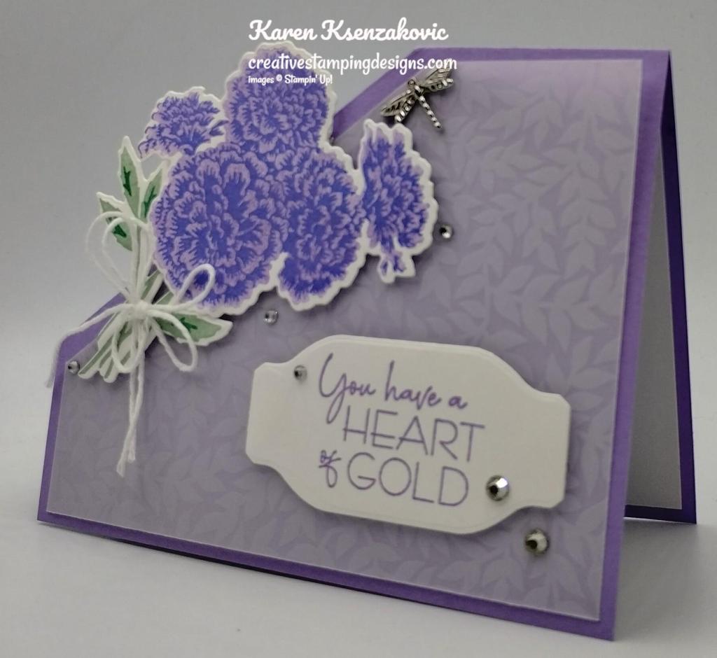 Stampin' Up! Marigold Moments Fun Fold 4 creativestampingdesigns.com