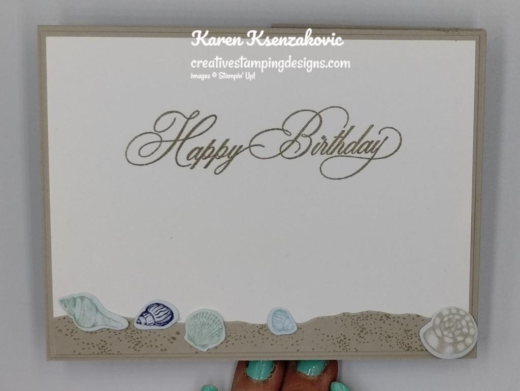 Stampin' Up! Seaside Bay Fun Fold 6 creativestampingdesigns.com