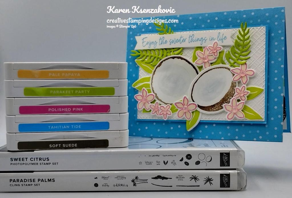 Stampin' Up! Sweet Citrus Coconut 1 creativestampingdesigns.com