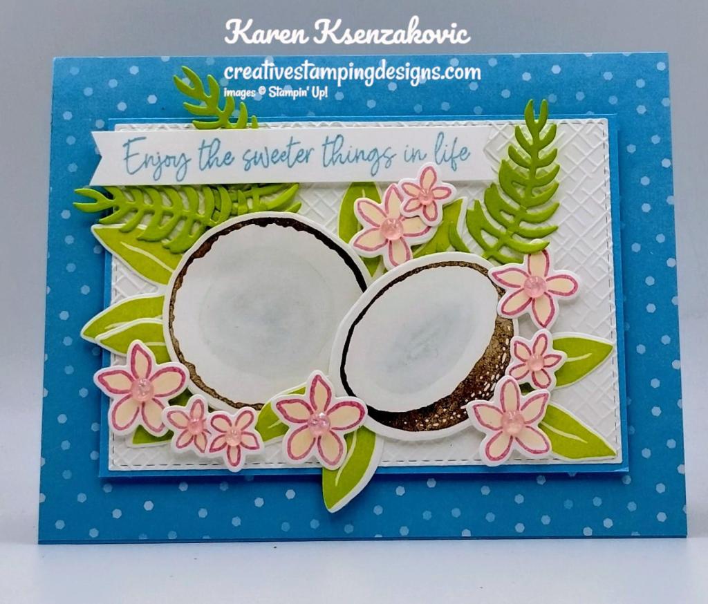 Stampin' Up! Sweet Citrus Coconut 2 creativestampingdesigns.com