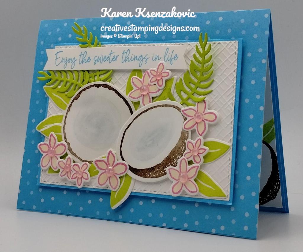 Stampin' Up! Sweet Citrus Coconut 3 creativestampingdesigns.com