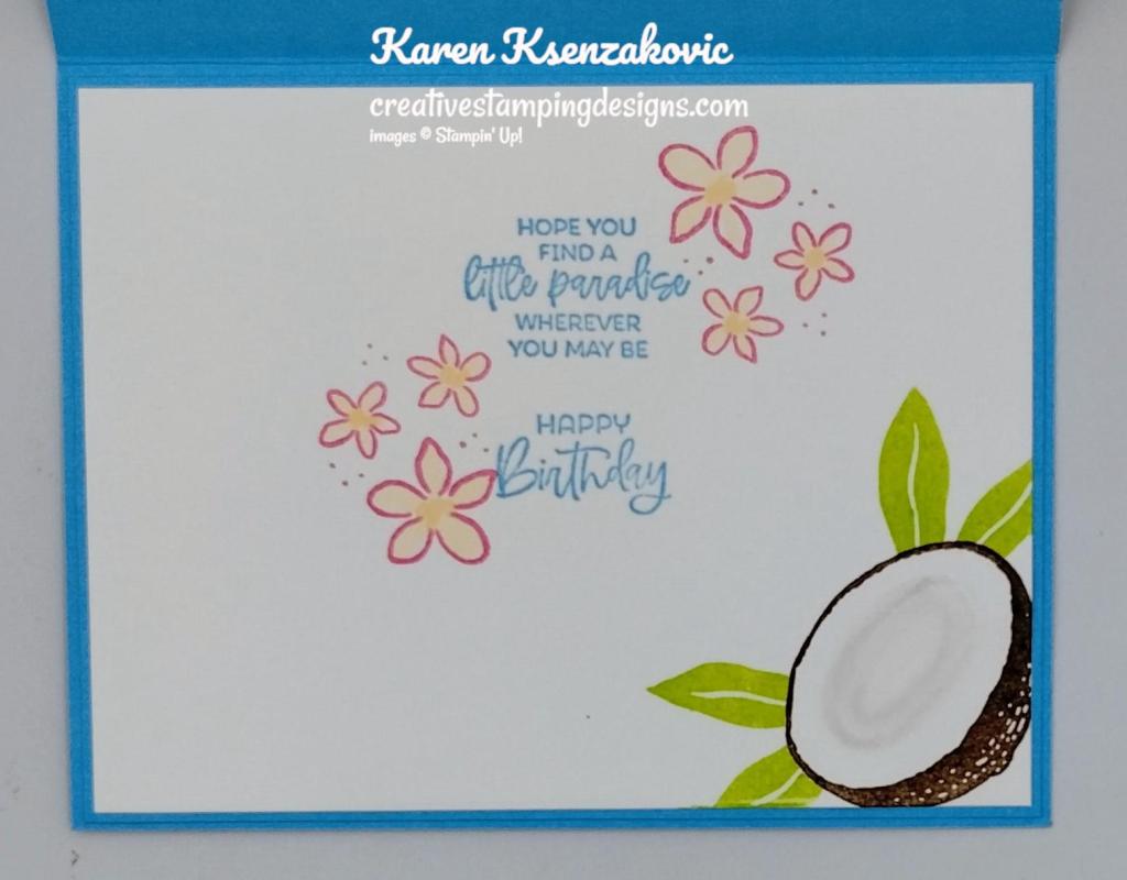 Stampin' Up! Sweet Citrus Coconut 5 creativestampingdesigns.com