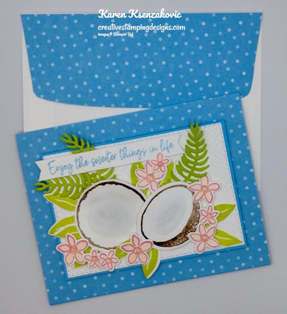 Stampin' Up! Sweet Citrus Coconut 7 creativestampingdesigns.com