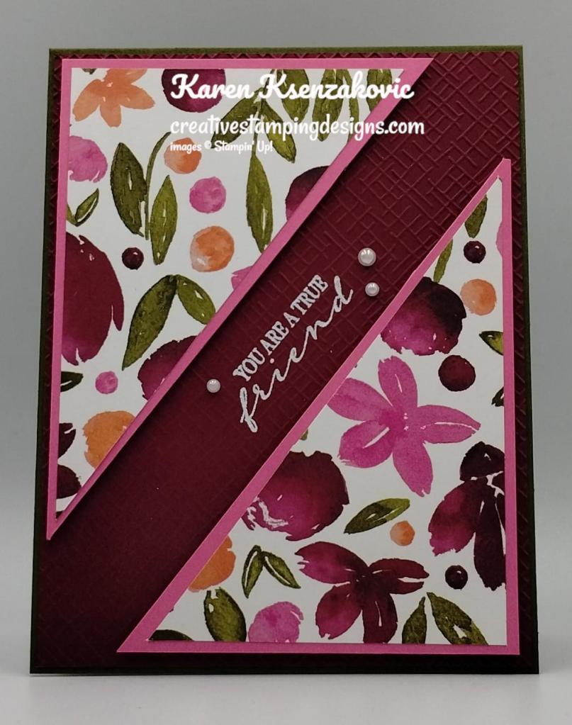 Stampin' Up! True Beauty CAS 2 creativestampingdesigns.com