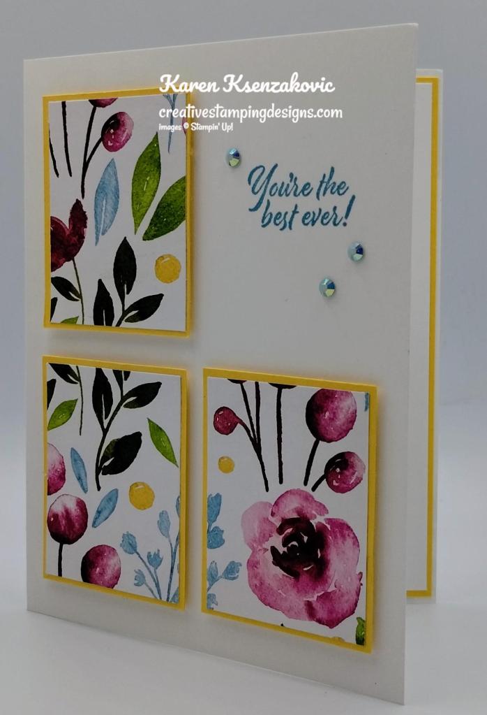 Stampin' Up! Very Best Occasions CAS 4 creativestampingdesigns.com