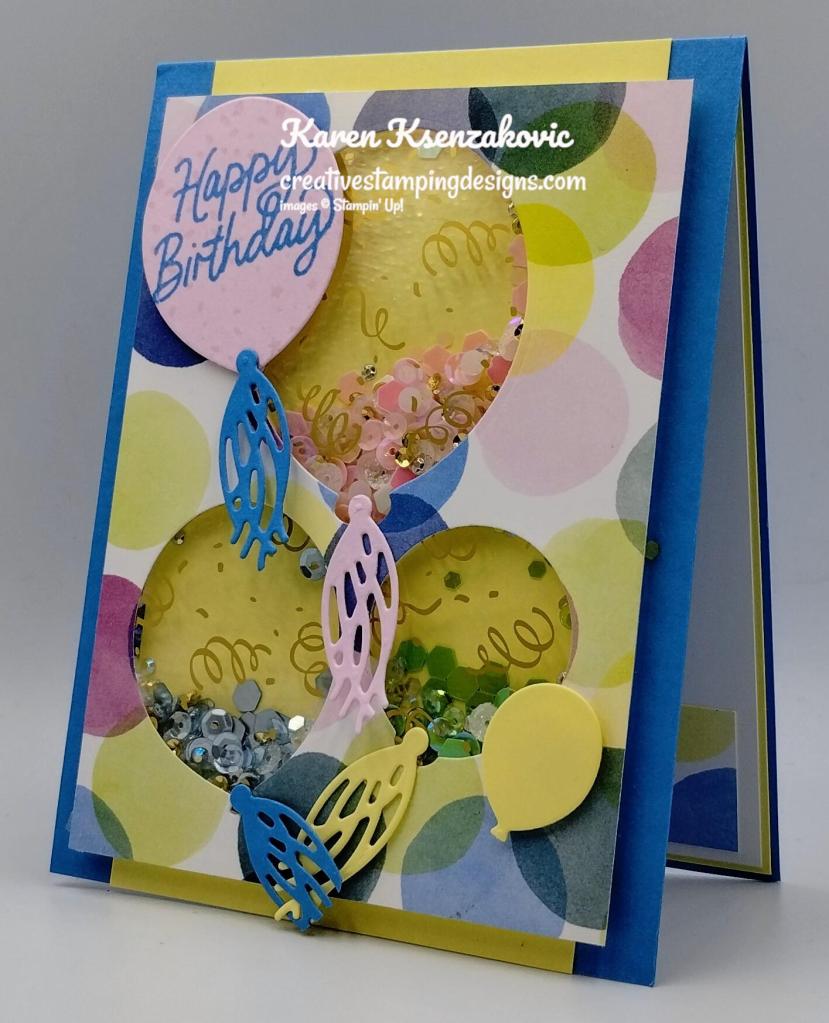 Stampin' Up! Beautiful Balloons Shaker 3 creativestampingdesigns.com