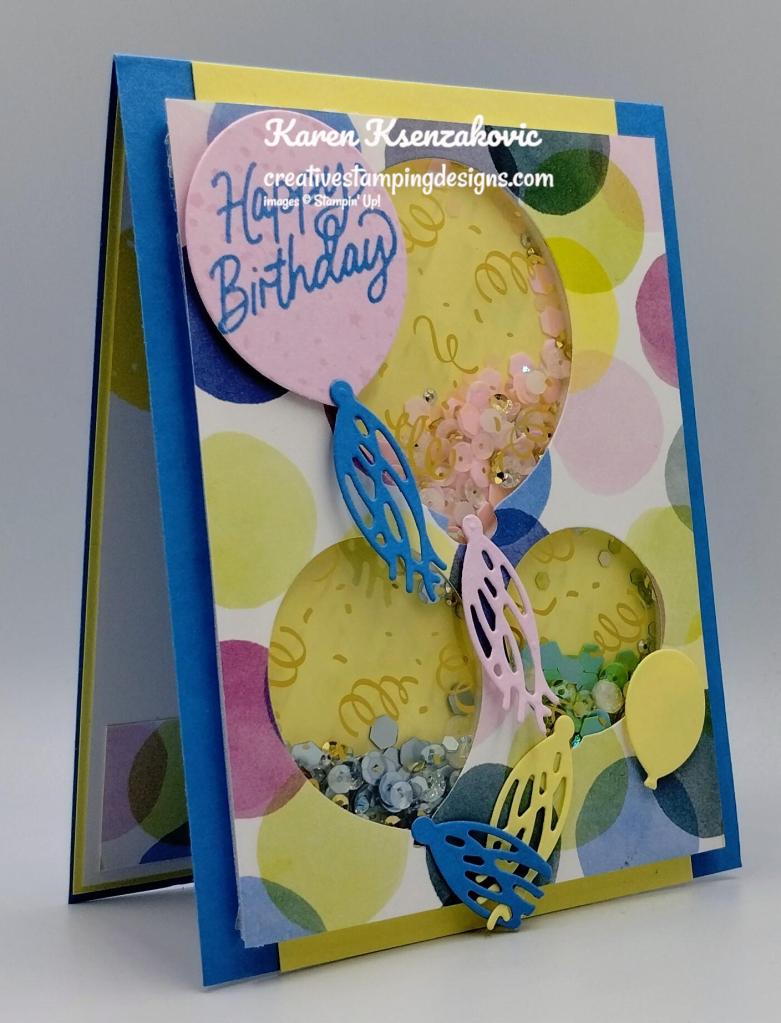 Stampin' Up! Beautiful Balloons Shaker 4 creativestampingdesigns.com