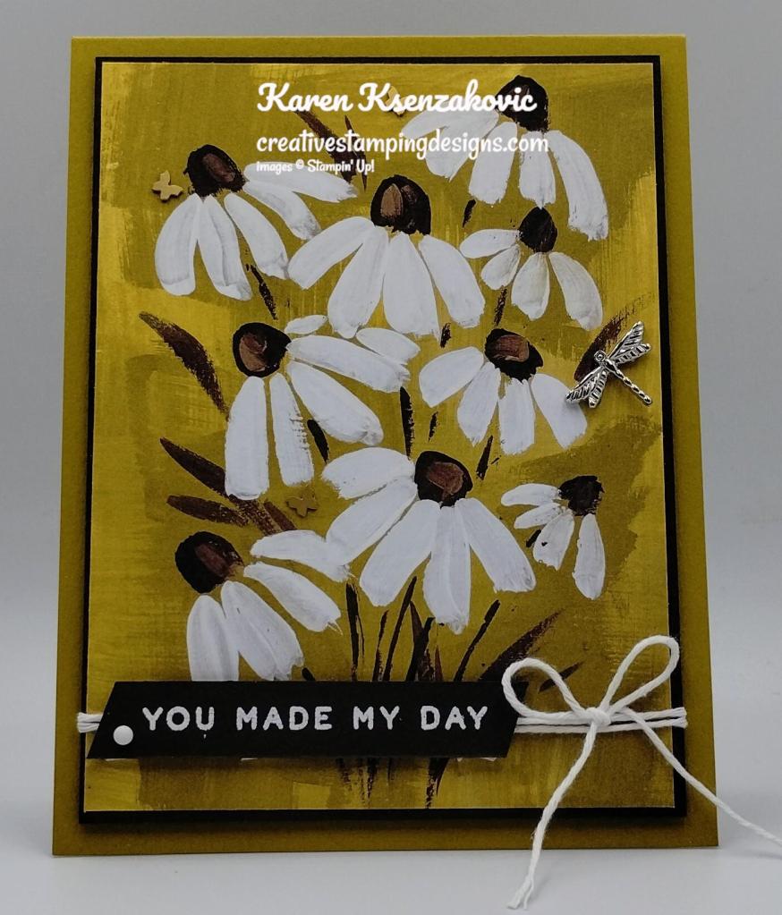 Stampin' Up! Cheerful Daisies Friendship 2 creativestampingdesigns.com