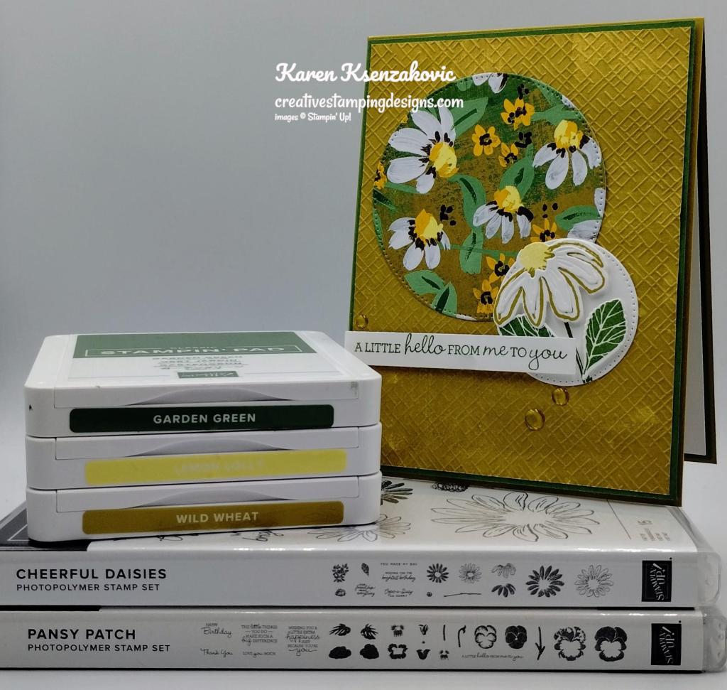 Stampin' Up! Cheerful Daisies Little Hello 1 creativestampingdesigns.com