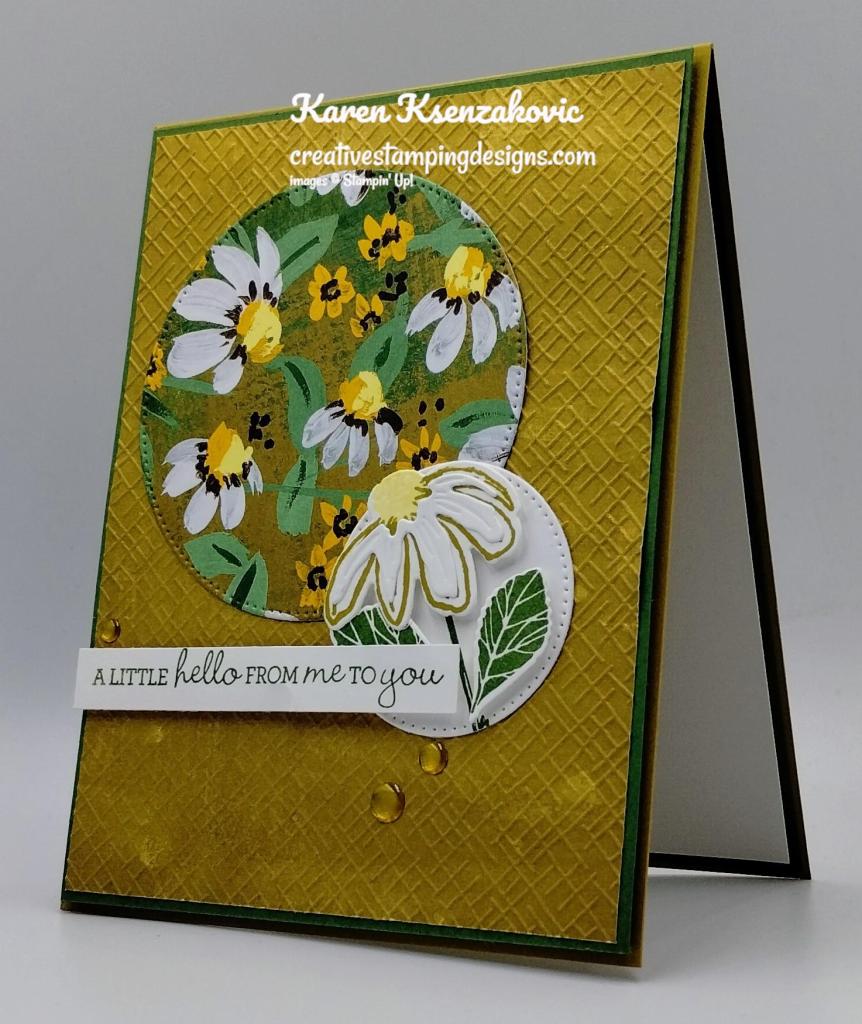 Stampin' Up! Cheerful Daisies Little Hello 3 creativestampingdesigns.com