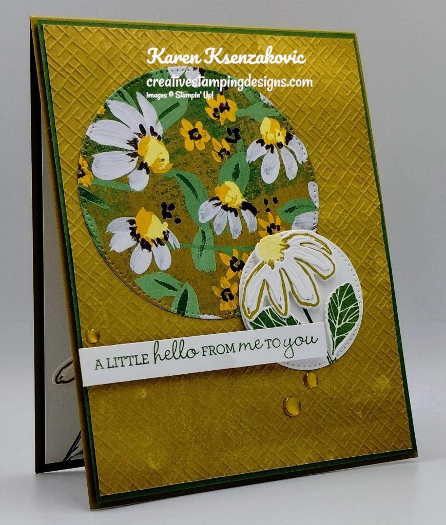 Stampin' Up! Cheerful Daisies Little Hello 4 creativestampingdesigns.com