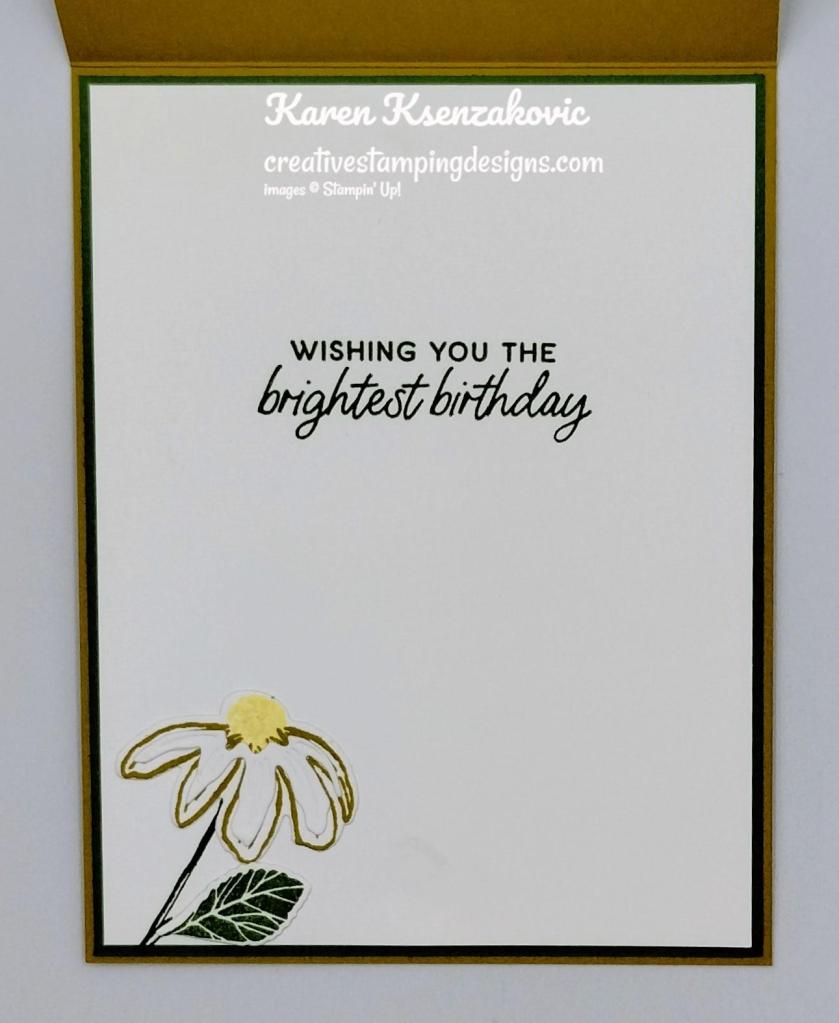 Stampin' Up! Cheerful Daisies Little Hello 5 creativestampingdesigns.com