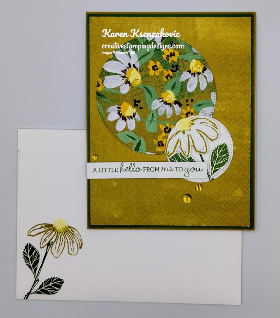 Stampin' Up! Cheerful Daisies Little Hello 6 creativestampingdesigns.com