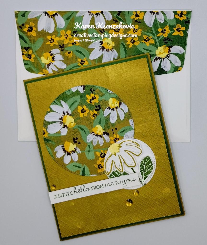 Stampin' Up! Cheerful Daisies Little Hello 7 creativestampingdesigns.com