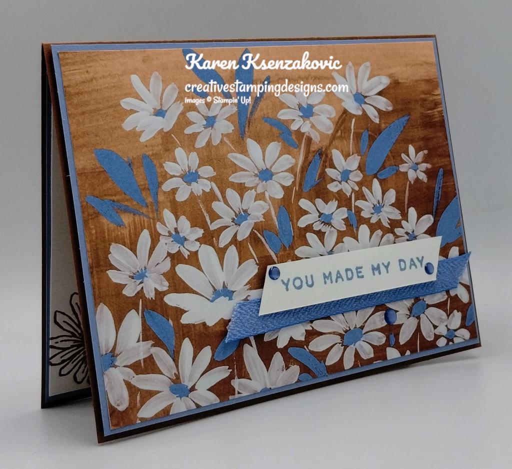 Stampin' Up! Cheerful Daisies CAS 3 creativestampingdesigns.com