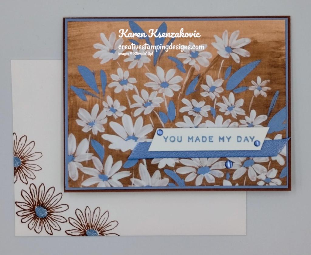 Stampin' Up! Cheerful Daisies CAS 6 creativestampingdesigns.com