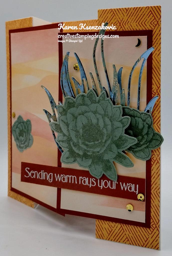 Stampin' Up! Desert Details Fun Fold 4 creativestampingdesigns.com