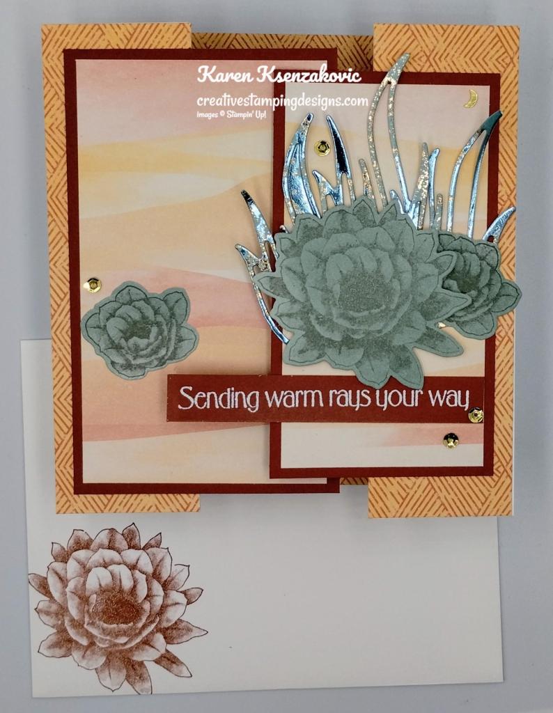 Stampin' Up! Desert Details Fun Fold 6 creativestampingdesigns.com