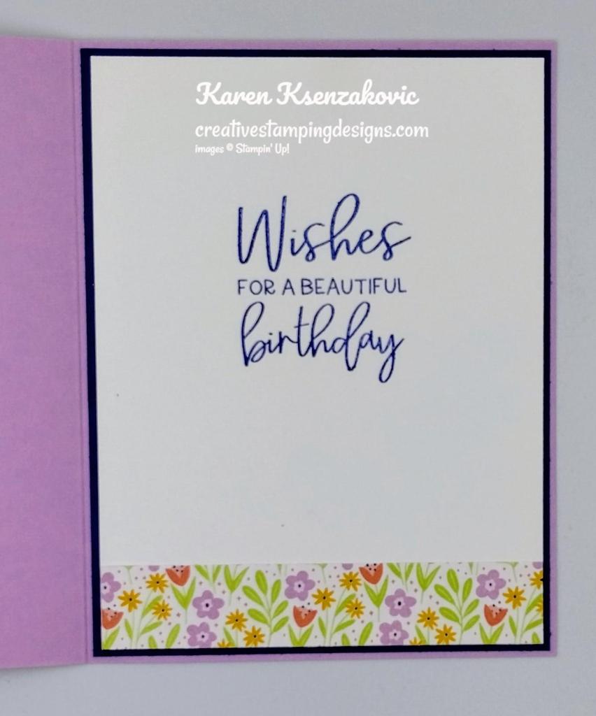 Stampin' Up! Framed Florets Fun Fold 5 creativestampingdesigns.com