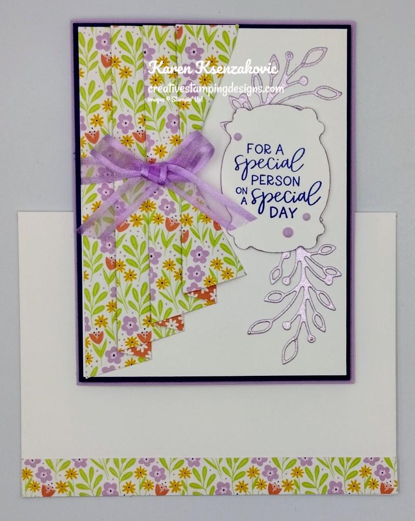 Stampin' Up! Framed Florets Fun Fold 6 creativestampingdesigns.com
