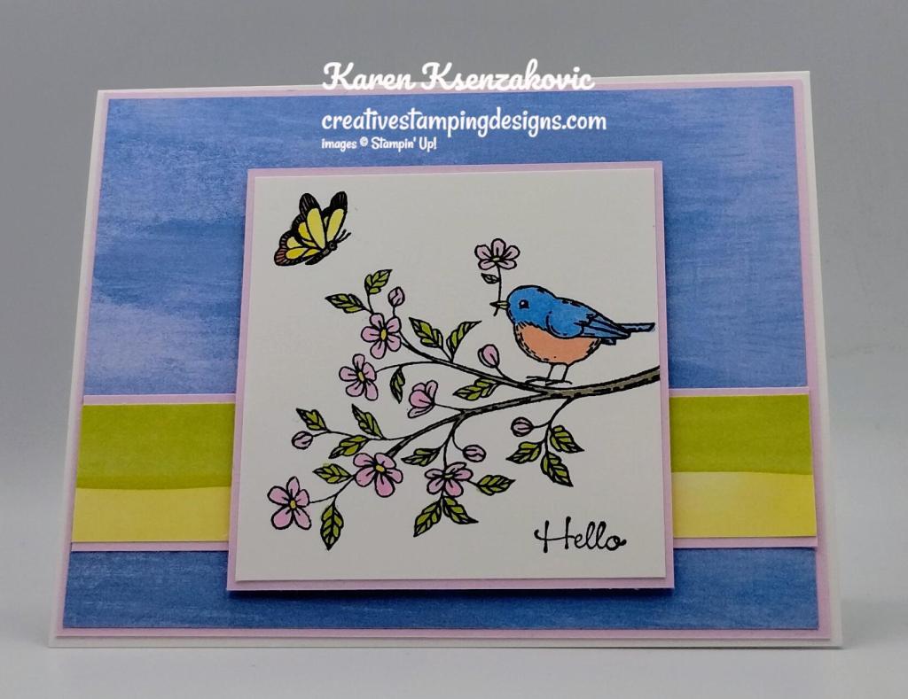 Stampin' Up! Happy Hedgehogs Hello 2 creativestampingdesigns.com