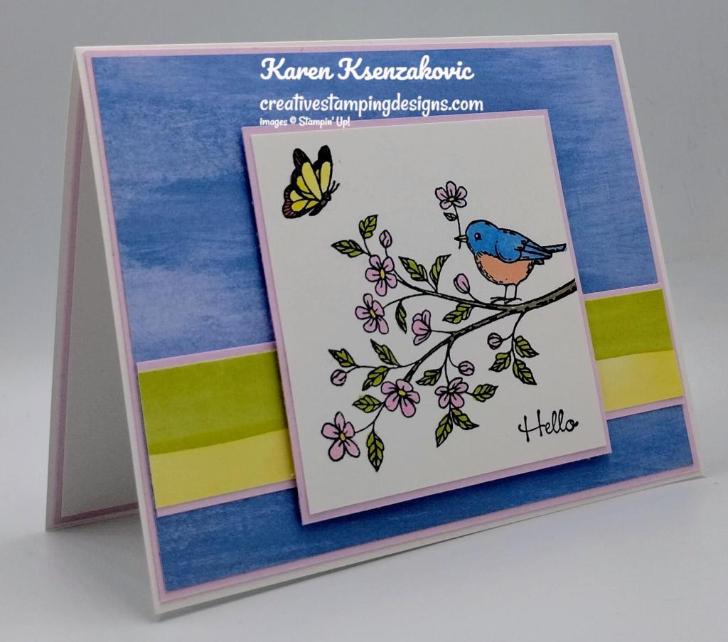 Stampin' Up! Happy Hedgehogs Hello 3 creativestampingdesigns.com