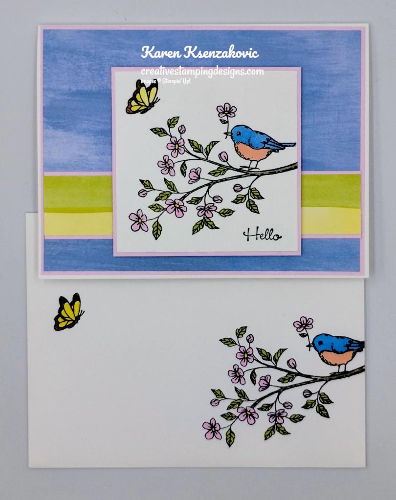 Stampin' Up! Happy Hedgehogs Hello 6 creativestampingdesigns.com