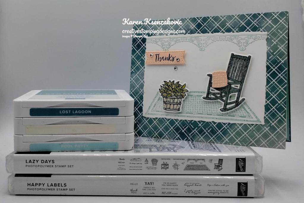 Stampin' Up! Lazy Days Thanks 1 creativestampingdesigns.com