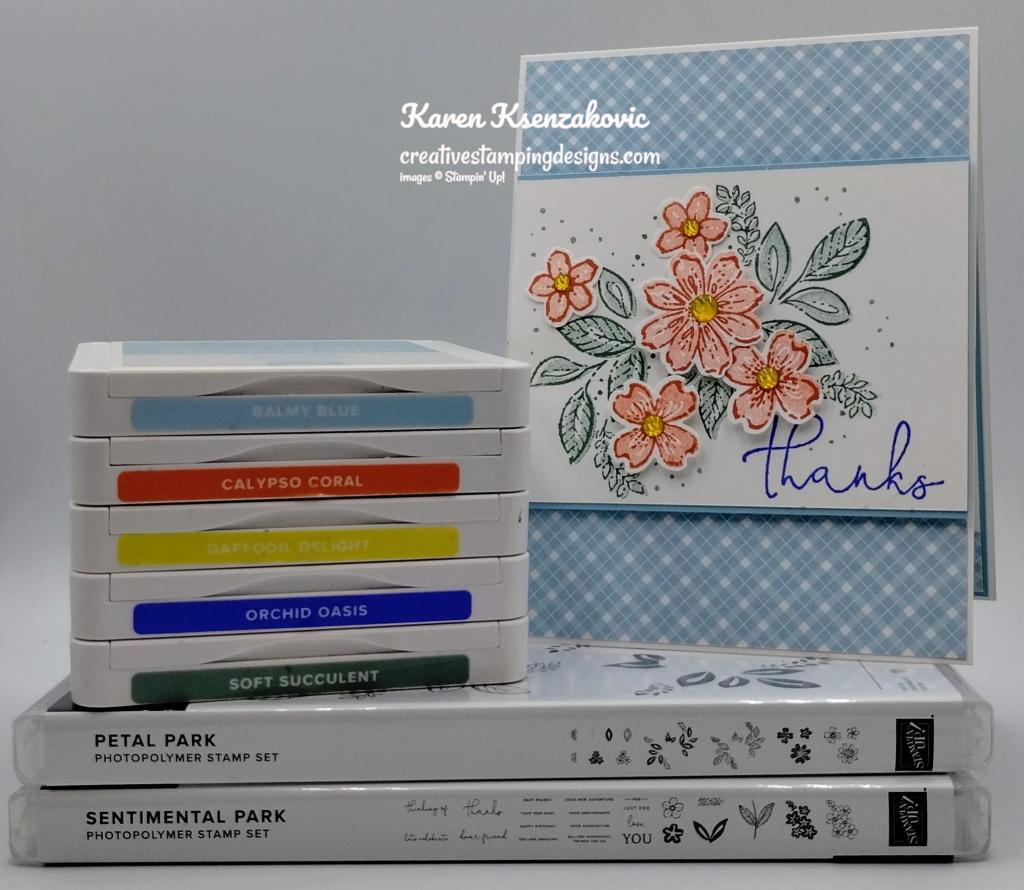 Stampin' Up! Petal Park Thanks 1 creativestampingdesigns.com