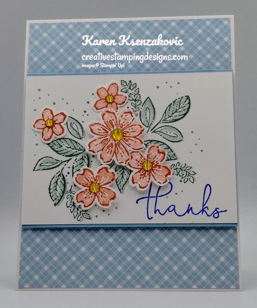 Stampin' Up! Petal Park Thanks 2 creativestampingdesigns.com