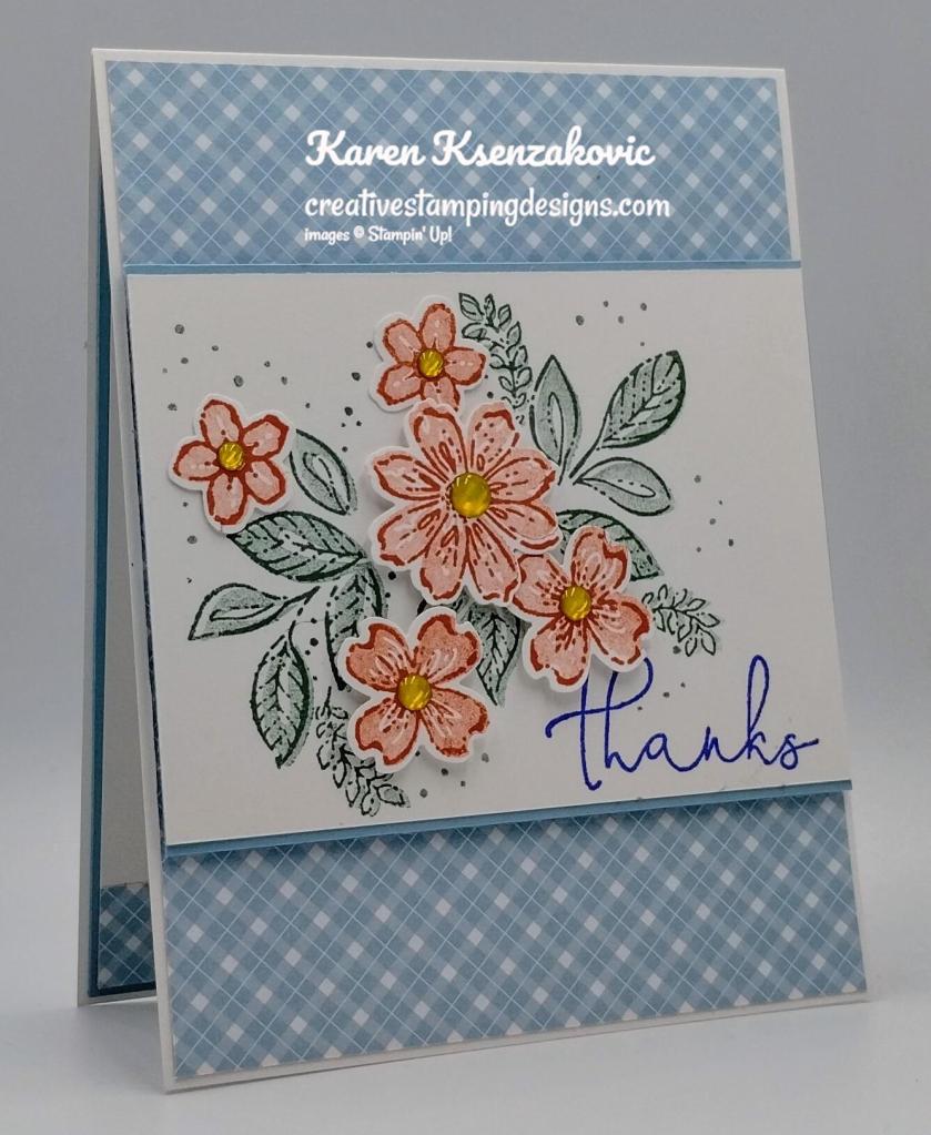 Stampin' Up! Petal Park Thanks 3 creativestampingdesigns.com