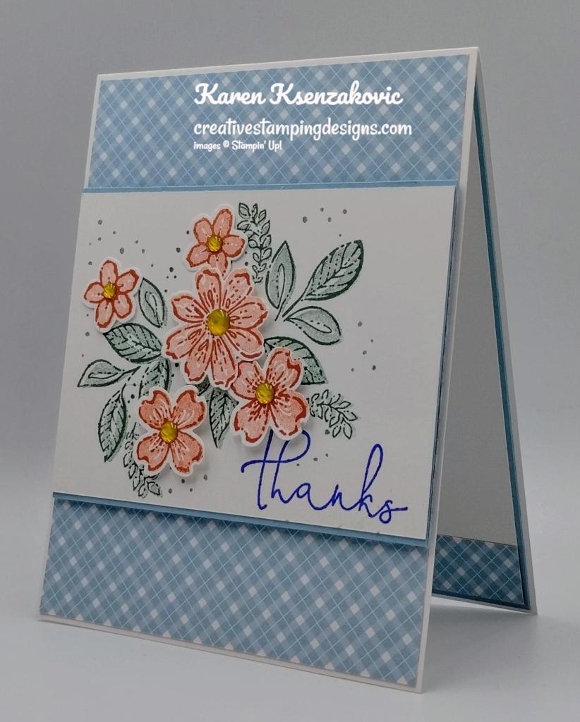 Stampin' Up! Petal Park Thanks 4 creativestampingdesigns.com