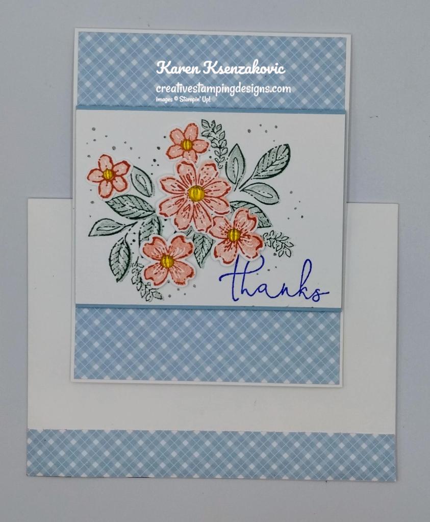 Stampin' Up! Petal Park Thanks 6 creativestampingdesigns.com