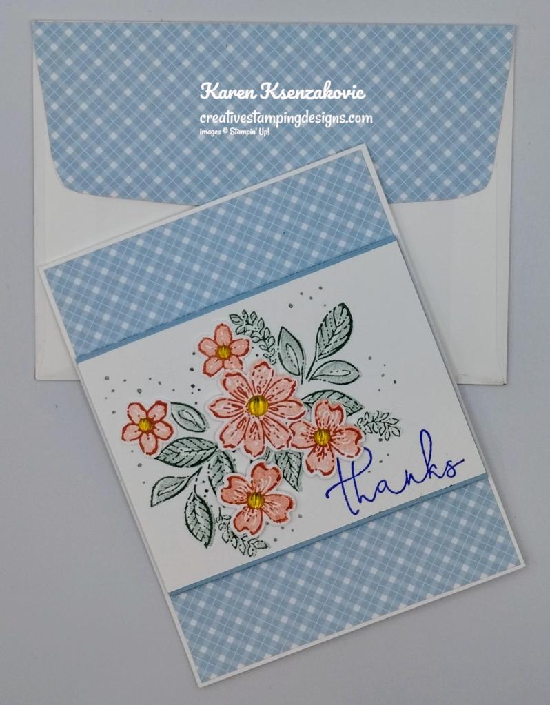 Stampin' Up! Petal Park Thanks 7 creativestampingdesigns.com