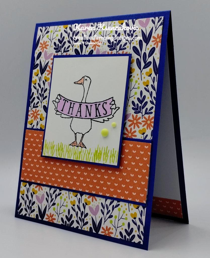 Stampin' Up! Silly Goos Thanks 4 creativestampingdesigns.com