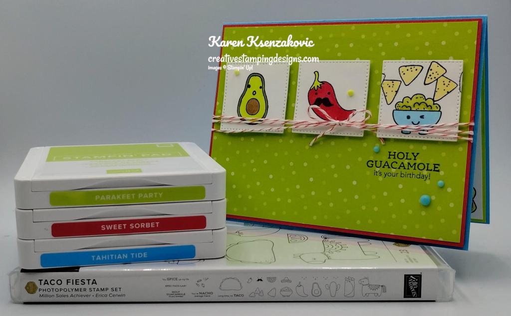 Stampin' Up! Taco Fiesta Birthday 1 creativestampingdesigns.com