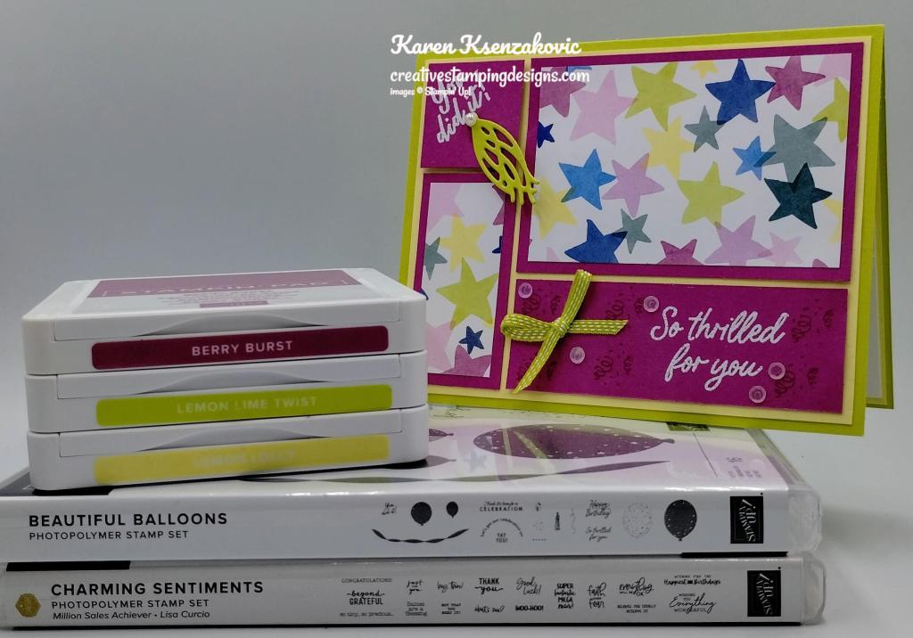 Stampin' Up! Beautiful Balloons Graduation 1 creativestampingdesigns.com