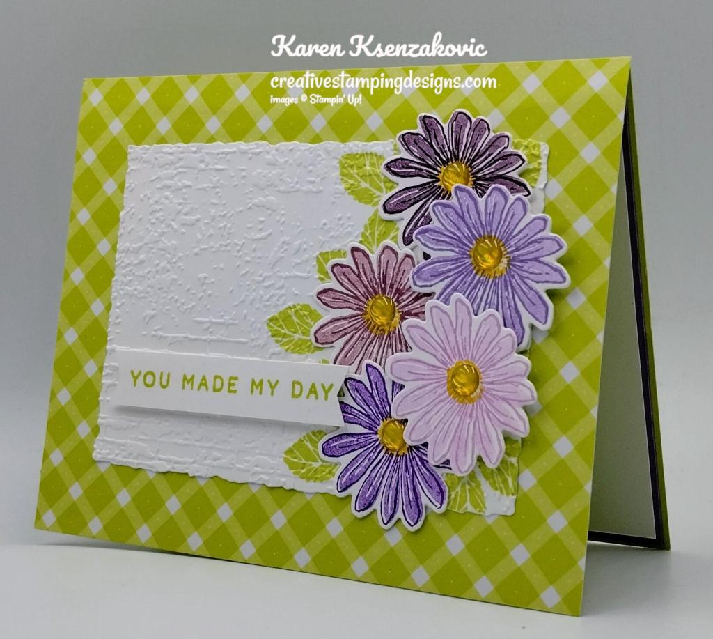 Stampin' Up! Cheerful Daisies in Purple 3 creativestampingdesigns.com